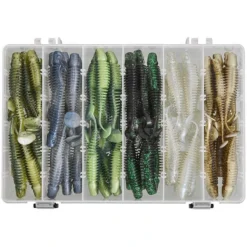 KIT LEURRE SOUPLE GUNKI TIPSY CXL CLEAR WATER BOX