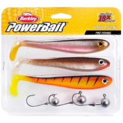 KIT LEURRES SOUPLES BERKLEY PRO PACK PIKE