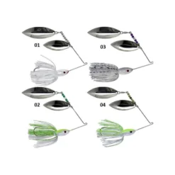 SPINNERBAIT CYCLONE BAITS LEDGE ROLLER SILVER - 28G
